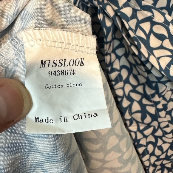 Misslook Patterned Wrap Dress - Picture 7 of 8